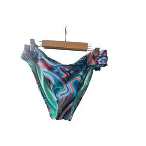 La Blanca Women’s 12 Multicolor Crystal Cove Side Shirred Hipster Bikini Swim